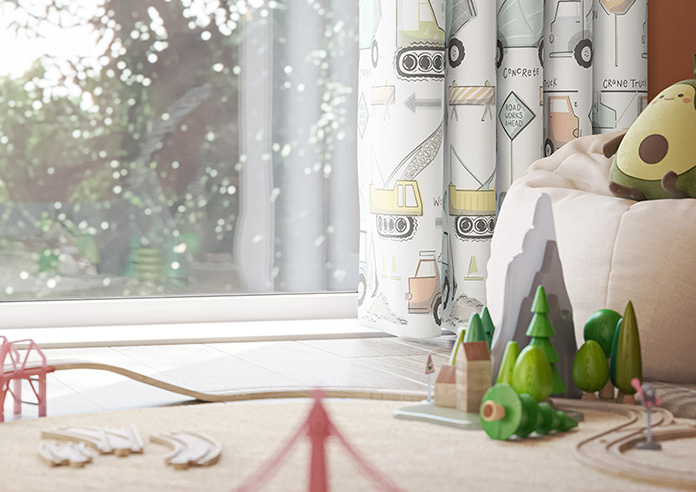 Tinker Town, Technicolour - Made to Measure Curtains - Image 5